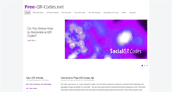 Desktop Screenshot of free-qr-codes.net
